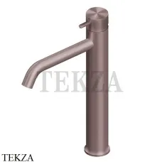 QuadroDesign Source Смеситель для раковины высокий, без гарнитура, 12 02 OR, Pink Gold