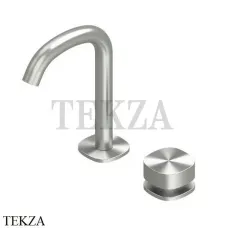 QuadroDesign Super Смеситель для раковины, без гарнитура, 22 31T AS, Brushed Stainless Steel