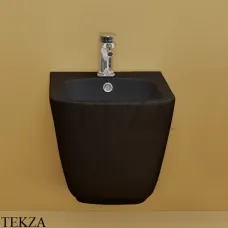 Kerasan Tribeca Биде подвесное, 1 отверстие под смеситель 512531, черный матовый