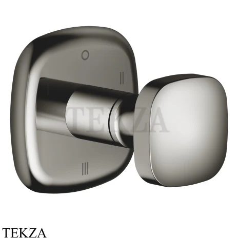 Dornbracht COYA Переключатель на 3 потока, внешняя часть 36210404-19, Dark Chrome