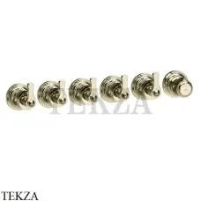 Gessi VENTI20 Термостат для душа, 5 потоков, внешняя часть 65340-710, Brass PVD