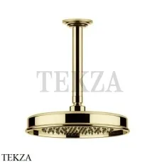 Gessi VENTI20 Верхний душ 200 с потолочным креплением 65152-246, Gold PVD Gessi VENTI20 Верхний душ 200 с потолочным креплением 65152-246, Gold PVD
