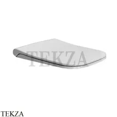 GSI NUBES 55/F Сиденье с крышкой микролифт SoftClose, MS96C11, белый глянец