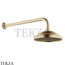 Dornbracht Madison Верхний душ с настенным креплением 28545977-28, латунь сатин Brushed Dornbracht Madison Верхний душ с настенным креплением 28545977-28, латунь сатин Brushed