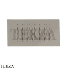 Newform Душевая лейка квадрат, стальная с дождевой струей 683.M0.070, Titanium Satin