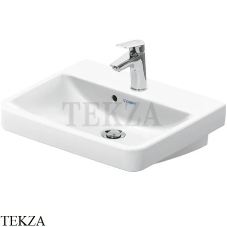 Duravit No.1 Раковина подвесная 50х40, с переливом 07435000002, белый глянец