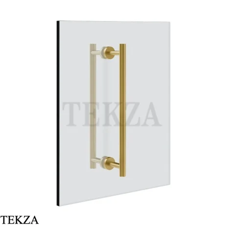 Gessi Ludovica Полотенцедержатель для крепления на стекло, 30 см 76631-716, золото Brushed