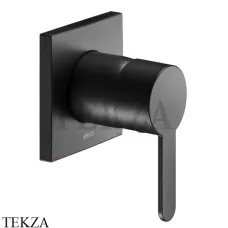 Keuco IXMO FLAT Смеситель для душа однорычажный, квадрат, внешняя часть 59551370302, черный матовый