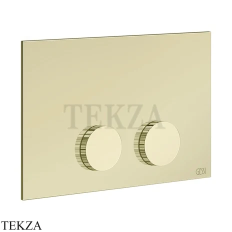 Gessi INGRANAGGIO Клавиша смыва для инсталляции Geberit omega 12, 54639-710, шампань глянец