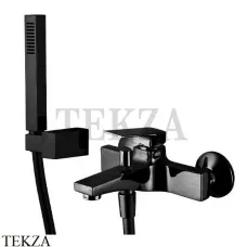 FIMA Carlo Frattini FIT Смеситель для ванны с гарнитуром, F3384NS черный матовый