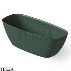 Dea Design Edge Ванна отдельностоящая скругленная 170x72 Solid Surface DD8671 1700 11, Dark Green №11