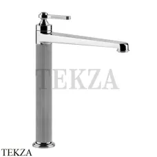 Gessi VENTI20 Смеситель для раковины высокий, с донным клапаном 65003-031, хром глянец