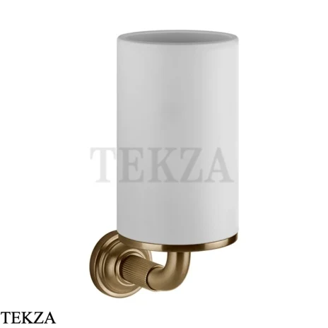 Gessi VENTI20 Стакан настенный белый 65407-791, Deep Bronze Br. PVD