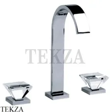 JOERGER  EMPIRE ROYAL CRYSTAL Смеситель для умывальника, с донным клапаном 627.30.300.000, хром глянец