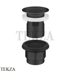 Dornbracht Донный клапан сетчатый с переливным устройством 10105970-33, черный матовый