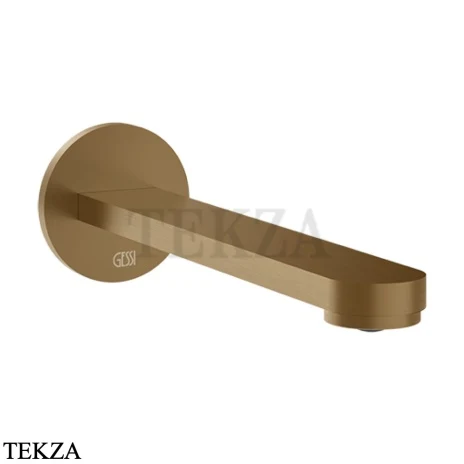 Gessi Pelle Tresse Излив для раковины на стену 78102-791, Deep Bronze Brushed PVD