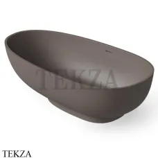 Dea Design Modern Ванна отдельностоящая овоидной формы 180x94 Solid Surface DD8616 1800 6, Grey Brown №6