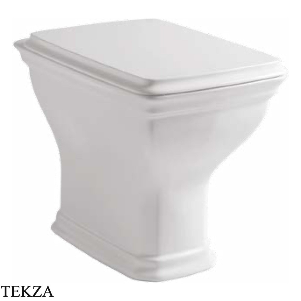 ArtCeram Civitas унитаз напольный чаша слив в пол CIV002 01 00, белый глянец