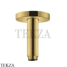 Hansgrohe S Потолочное подсоединение для верхней лейки 27393990, золото глянец