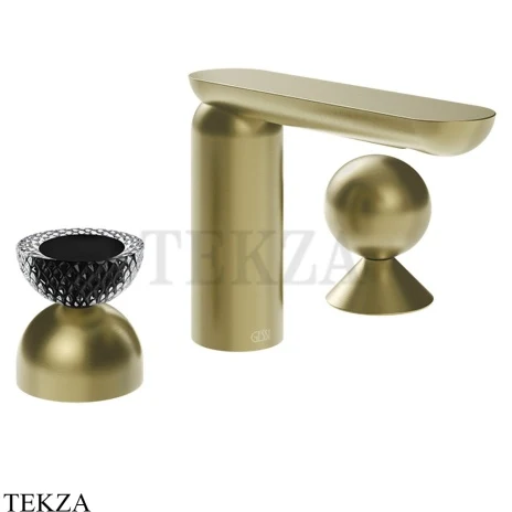 Gessi Perle Смеситель для раковины на 3 отв., без гарнитура 74708-727, шампань Brushed