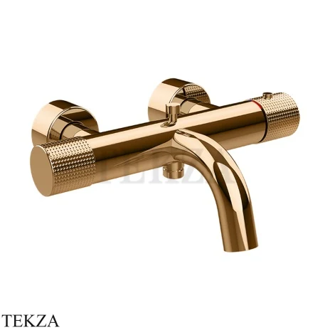 Gessi Habito CESELLO Термостатический смеситель для ванны с изливом 70413-735, Warm Bronze PVD