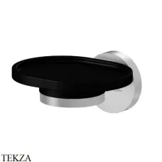 Newform X-Steel 316 Мыльница подвесная с держателем, композит 73201X.50.050, INOX Stainless steel