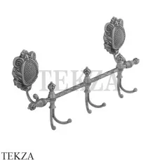 Migliore Cleopatra Планка с тремя крючками для халата и полотенец 16663, хром глянец