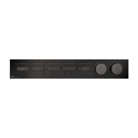 Gessi HI-FI Термостатический смеситель на 5 потоков, внешняя часть 63018-706, black хром глянец