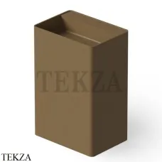 Dea Design Pedestal Basin Раковина напольная прямоугольная Solid Surface DD2004 600 1, Dark Camel №1