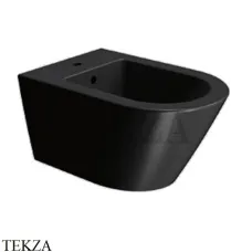 GSI Kube X Биде подвесное, 1 отверстие под смеситель 9465FR2126, черный матовый
