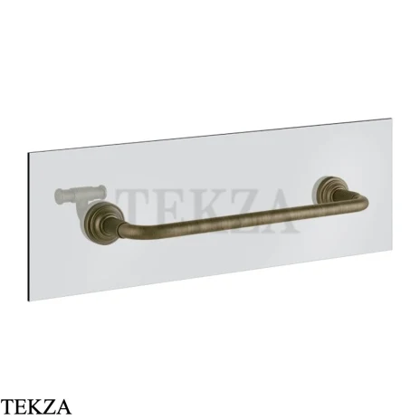 Gessi VENTI20 Полотенцедержатель для крепления на стекло, 30 см 65511-713, Antique Brass