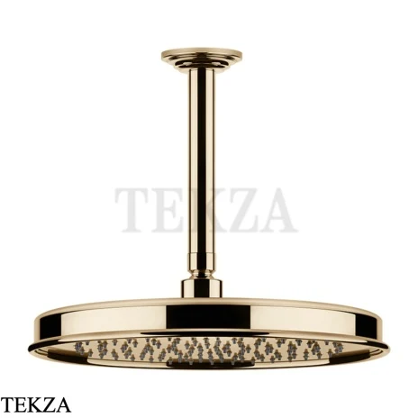 Gessi VENTI20 Верхний душ 300 с потолочным креплением под размер 65155-735, Warm Bronze PVD