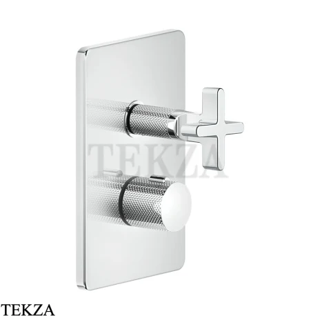 Gessi INCISO SHOWER Термостатический смеситель, 3 потока, внешняя часть 58236-031, хром глянец