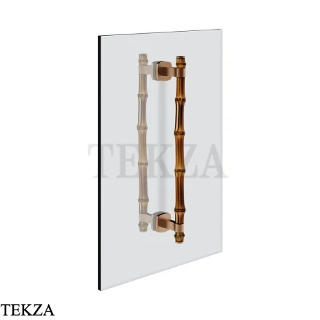 Gessi Jacqueline Полотенцедержатель для крепления на стекло, 30 см 77633-708, медь Brushed