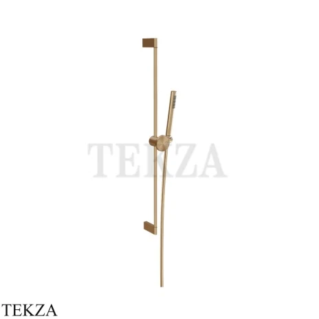 Gessi Origini WARM Штанга с лейкой, шланг 1,50 м 66145-726, Warm Bronze Br