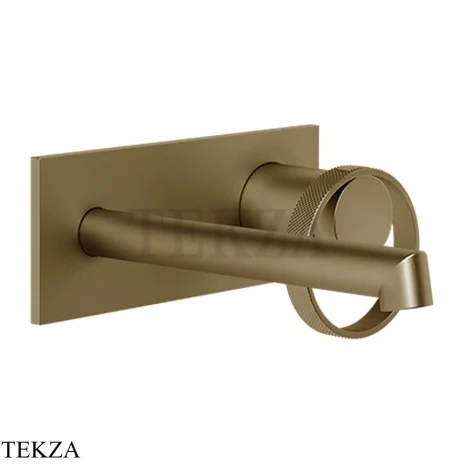 Gessi ANELLO Смеситель для раковины на планке, внешняя часть 63388-791, Deep Bronze Br. PVD