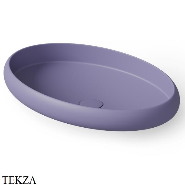 Dea Design Washbasins Раковина настольная овальная Solid Surface DD9088 600 14, Lilac №14