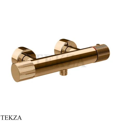 Gessi Habito RIGATO Смеситель термостатический для душа 70533-735, Warm Bronze PVD