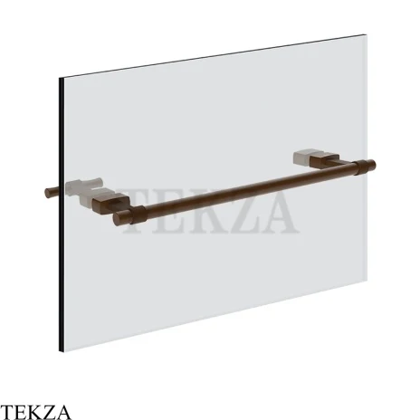Gessi Jacqueline Полотенцедержатель для крепления на стекло, 30 см 77511-845, бронза Dark Brush