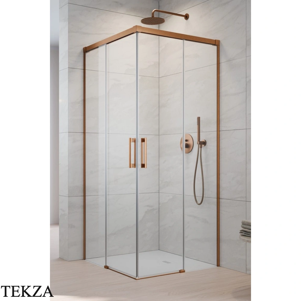 Radaway Idea KDD Душевая дверь 110 см, правая часть уголка, 387063-93-01R, брашированная медь