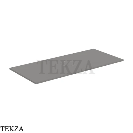Flaminia Cubika столешница для ванной, цена за длину 100 см 100×38×1,2 см, серый Grey матовый
