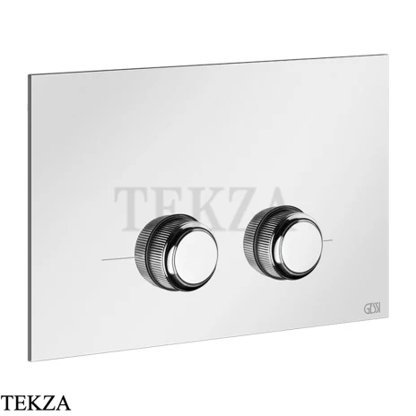Gessi VENTI20 Клавиша смыва для инсталляции SANIT, Villeroy&Boch 54659-031, хром глянец