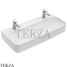 Villeroy & Boch FINION Раковина подвесная, без перелива 4168A1R1, белый глянец, ceramicplus