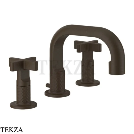 Gessi INCISO+ Смеситель для раковины на 3 отверстия, с донным клапаном 58111-845, Dark Bronze