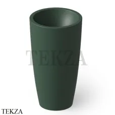 Dea Design Pedestal Basin Раковина напольная круглая Solid Surface DD2010 500 11, Dark Green №11