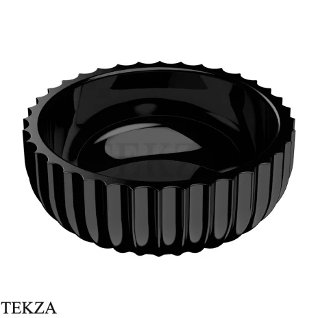 Flaminia Settecento чаша для мелочей 15,2×15,2×6 см, чёрный глянец