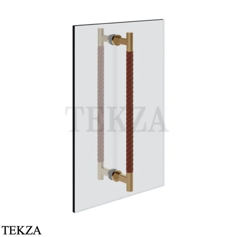 Gessi Pelle Tresse Полотенцедержатель для крепления на стекло, 60 см 78733-431, Red Cherry/ Bronze Br. PVD