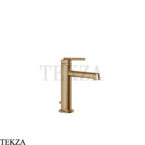 Gessi INGRANAGGIO Смеситель для раковины, с донным клапаном 63501-726, Warm Steel Br. PVD