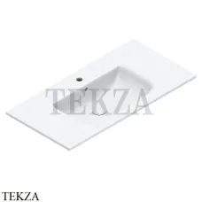 Catalano Italy Раковина врезная с 1 отв. 100 см, с переливом 0721011001, белый глянец