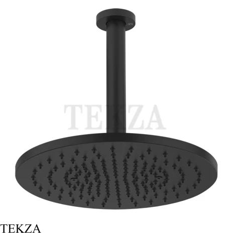 Gessi 316 SHOWER Верхняя душевая лейка D30 с креплением под размер 54147-299, Black XL